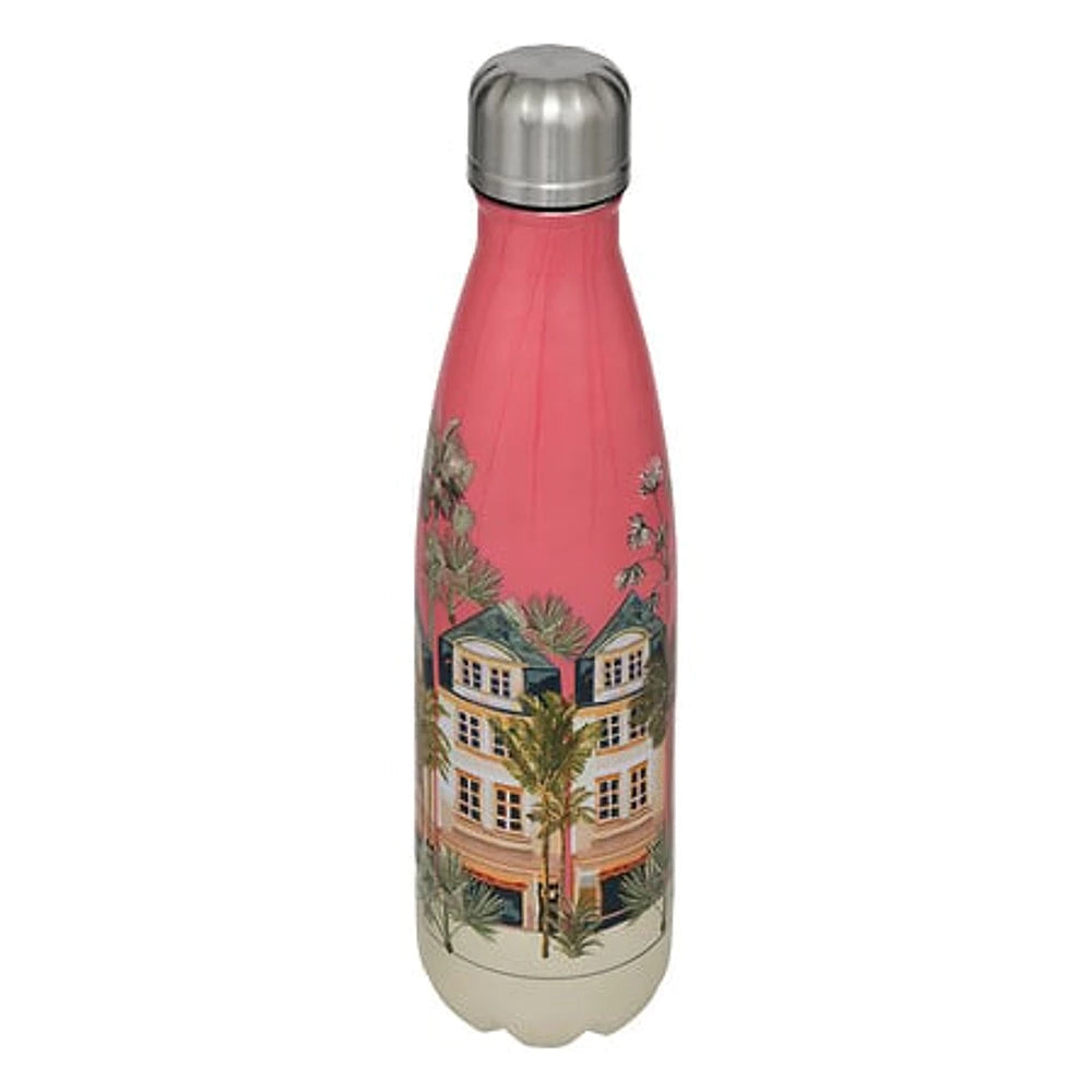 Pink Village Water Bottle, Aluminium, 500ml