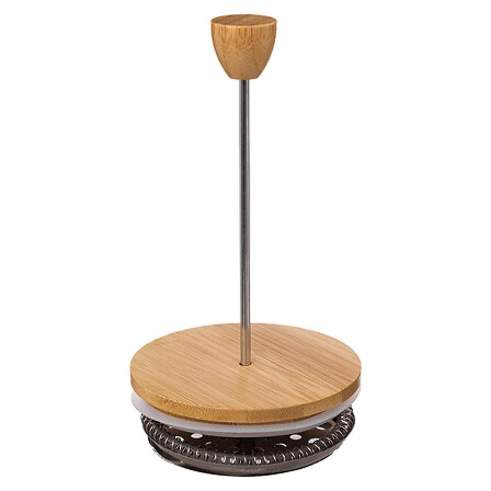 French Press Coffee Maker, Bamboo Top, 1 Ltr.
