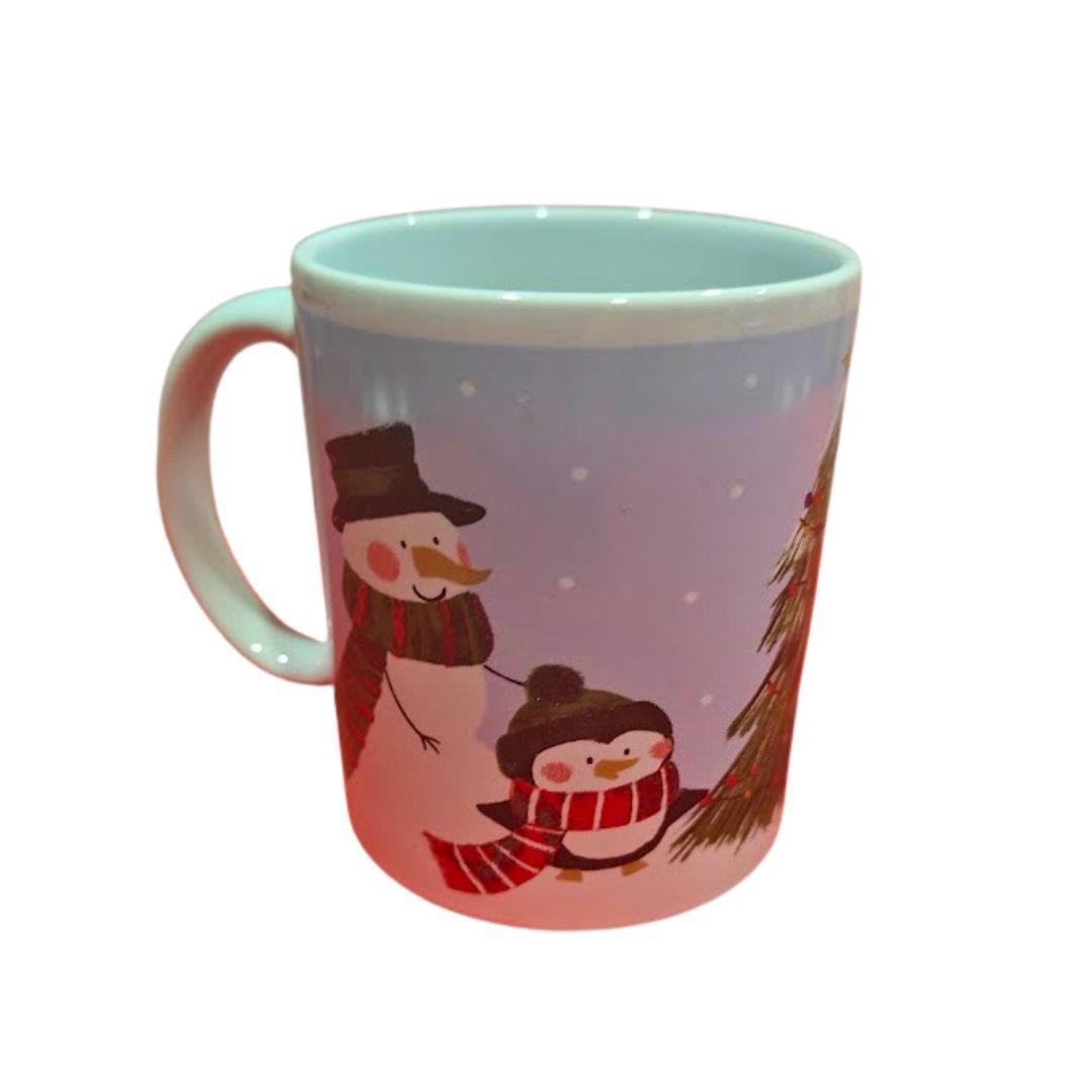 Snow Ceramic Christmas Mug