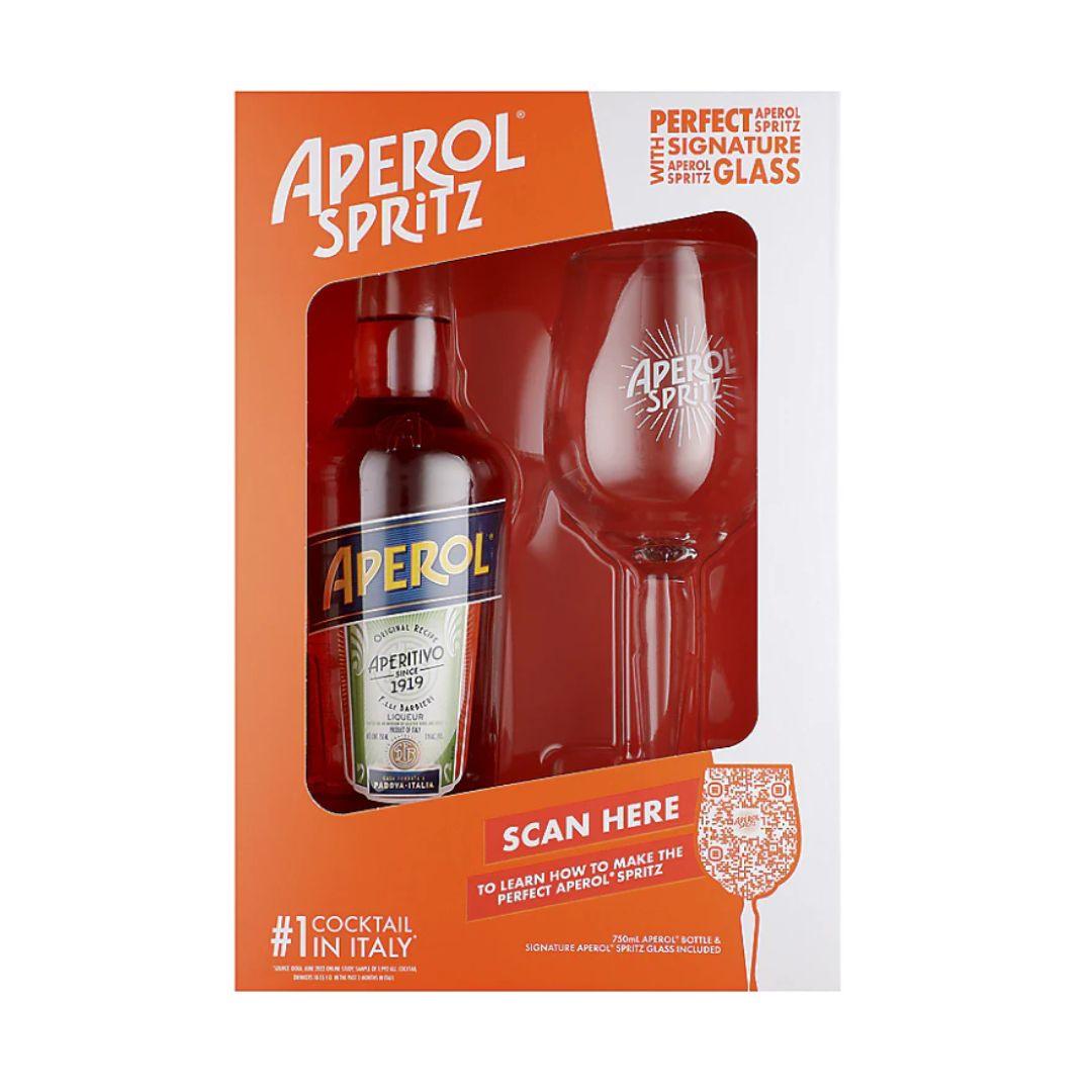 Aperol Spritz + Signature Glass Gift Box