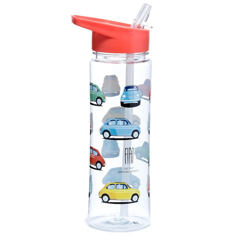 Retro Fiat 500 Water Bottle, 550ml