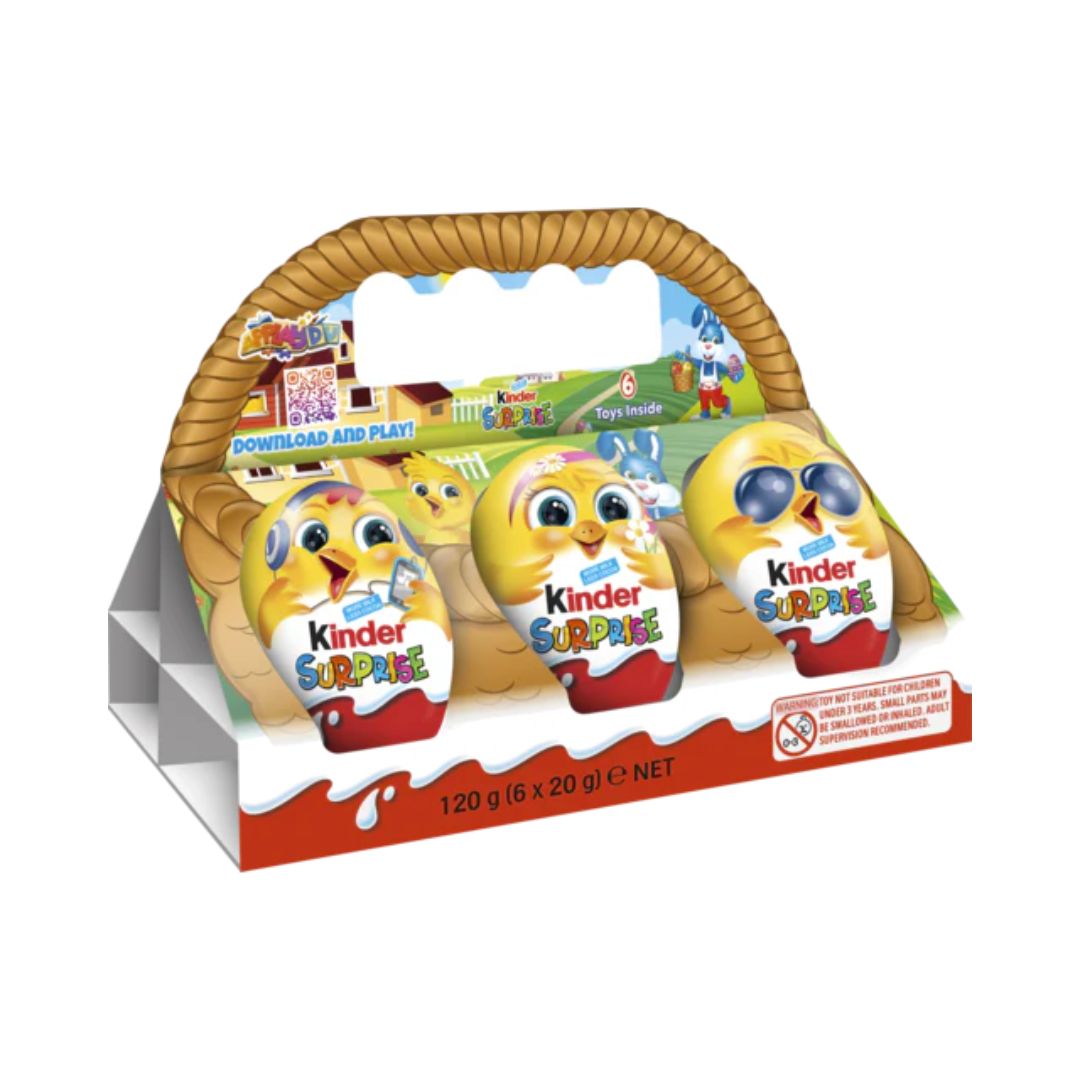 Kinder Sorpresa Easter Cestino T6, 120g