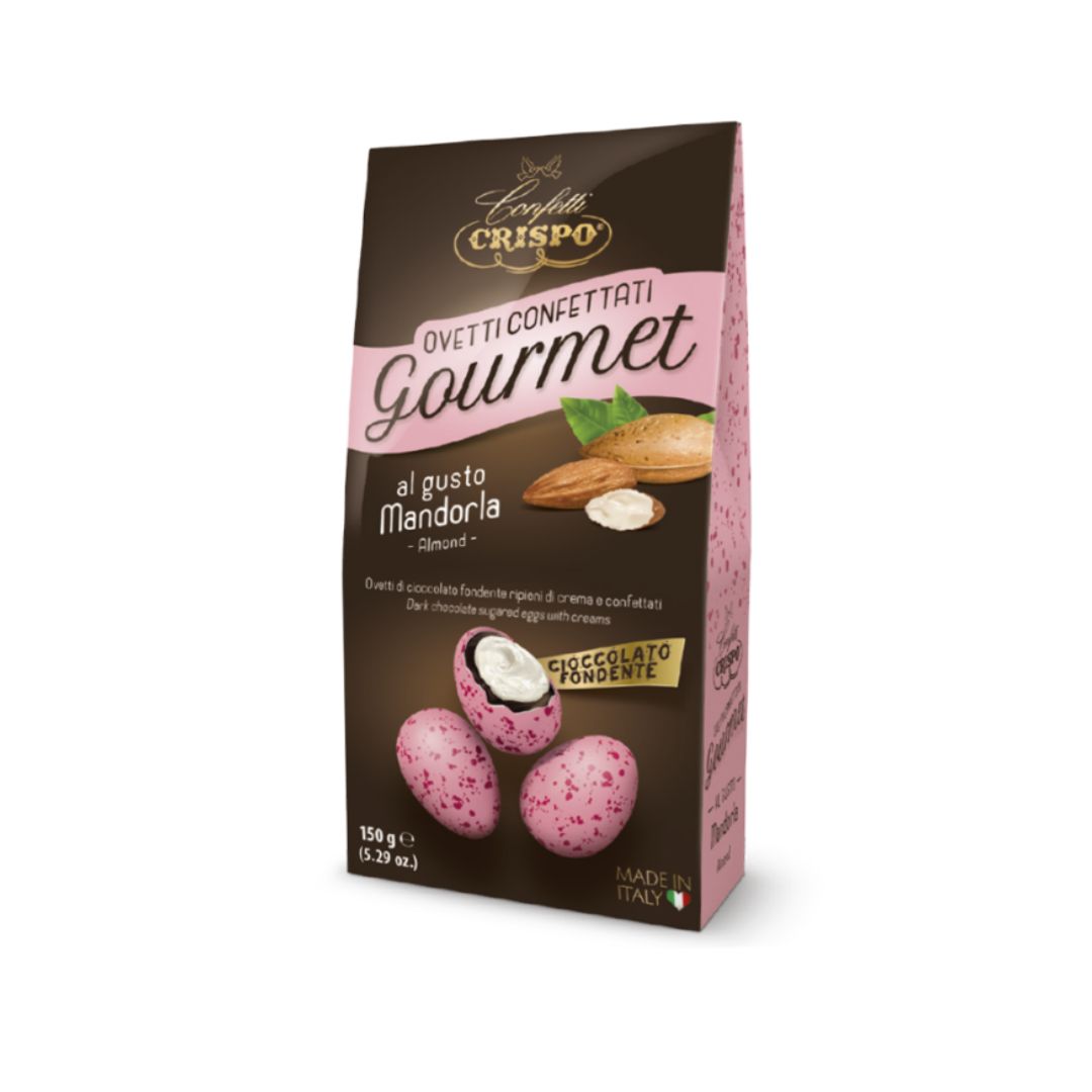 Crispo Ovetti Gourmet, Mandorla (Almond Flavor) 150g x 18