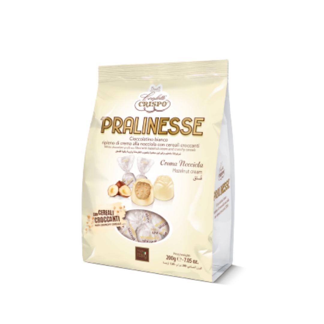 Crispo Pralines White Hazelnut, 200g