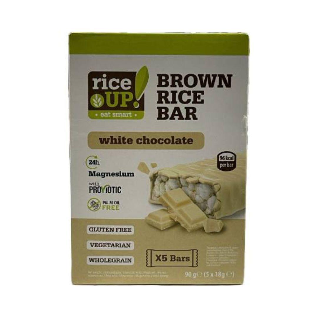 RiceUP! Brown Rice Bar, White Chocolate, 90g