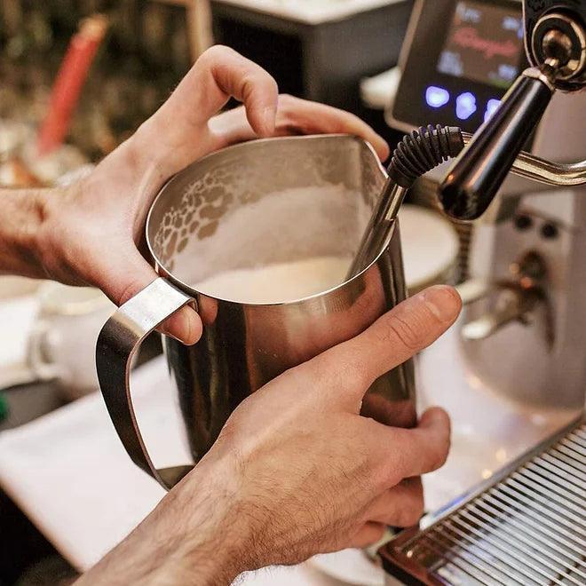Barista Milk Jug, 600ml, in Stainless Steel (Best Before 29-12-2030) - Caffe' Buongiorno Store