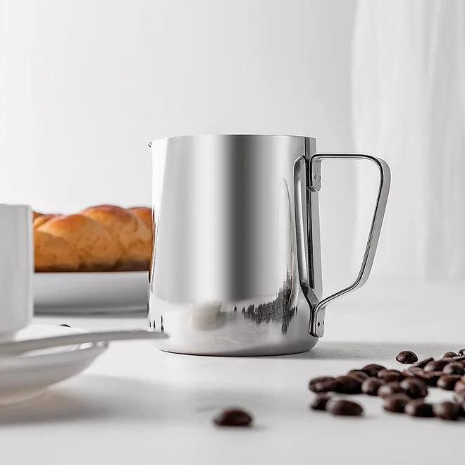 Barista Milk Jug, 600ml, in Stainless Steel (Best Before 29-12-2030) - Caffe' Buongiorno Store