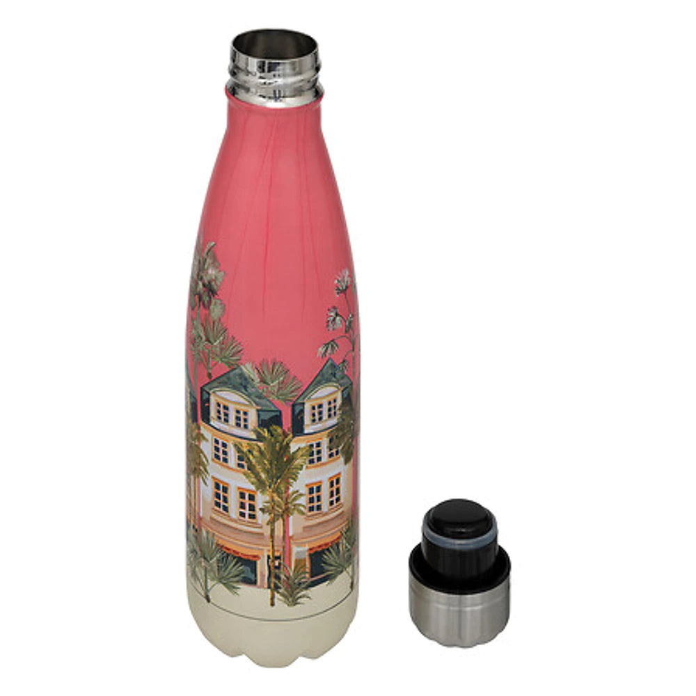 Pink Village Water Bottle, Aluminium, 500ml