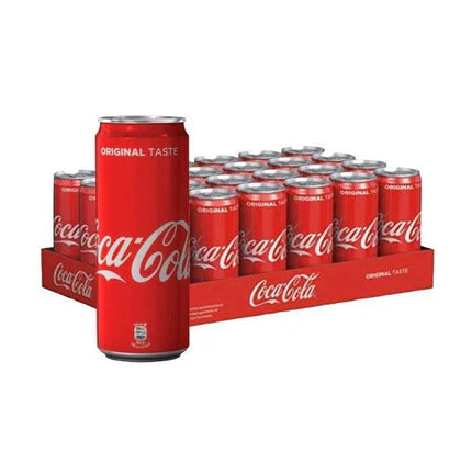 Coca Cola 24 Cans 330ml (1 Pack)
