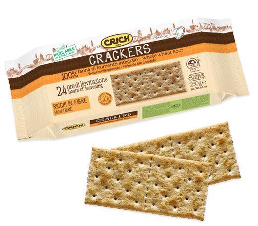 Crich Crackers, Wholewheat, 250g (Best Before 04-07-2025) - Caffe' Buongiorno Store