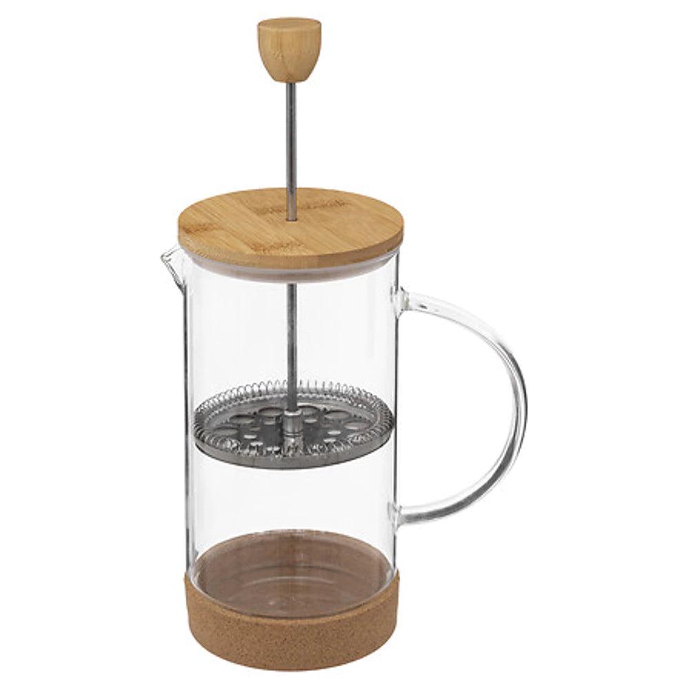 French Press Coffee Maker, Bamboo Top, 1 Ltr.