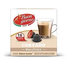 Dolce Gusto Cortado (16 Capsules) - Buongiorno Caffe' & More