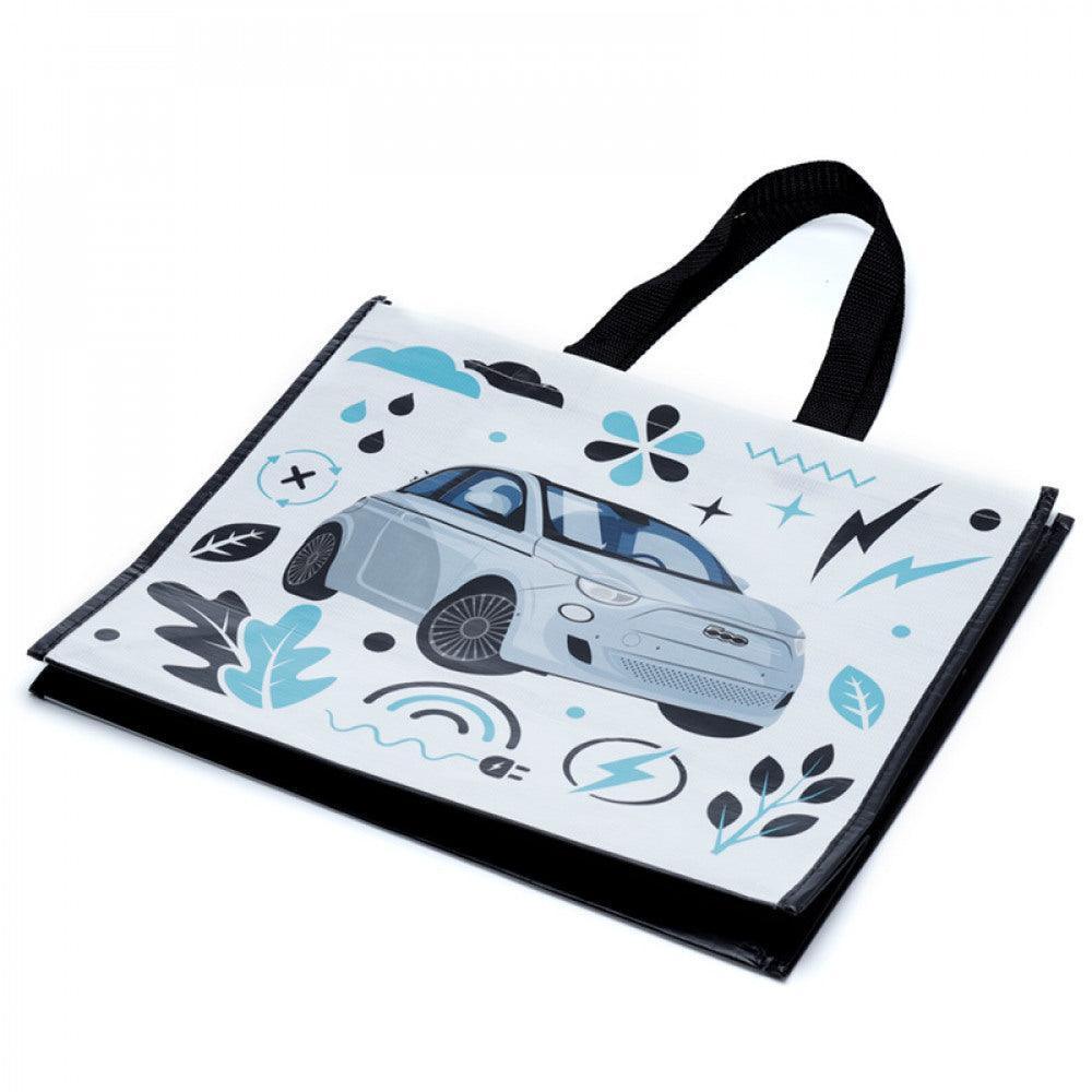 Fiat 500 Retro Car RPET Shopping Bag (Best Before 29-12-2030) - Caffe' Buongiorno Store
