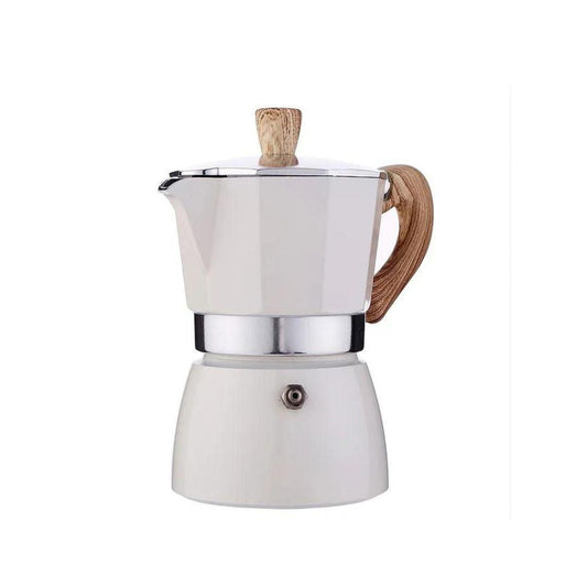 gnali & zani Venezia - Espresso Moka Maker in Beige - 3 or 6 Cups - Buongiorno Caffe' & More