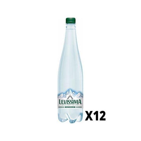 Levissima Natural Mineral Water, 1LTR x 12 Bottles Pack (Best Before 30-06-2025) - Caffe' Buongiorno Store