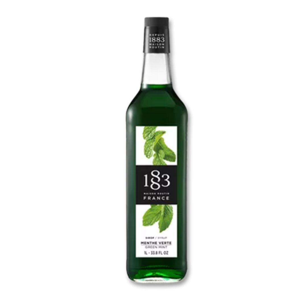 Maison Routin 1883 Green Mint Syrup, 1Lt