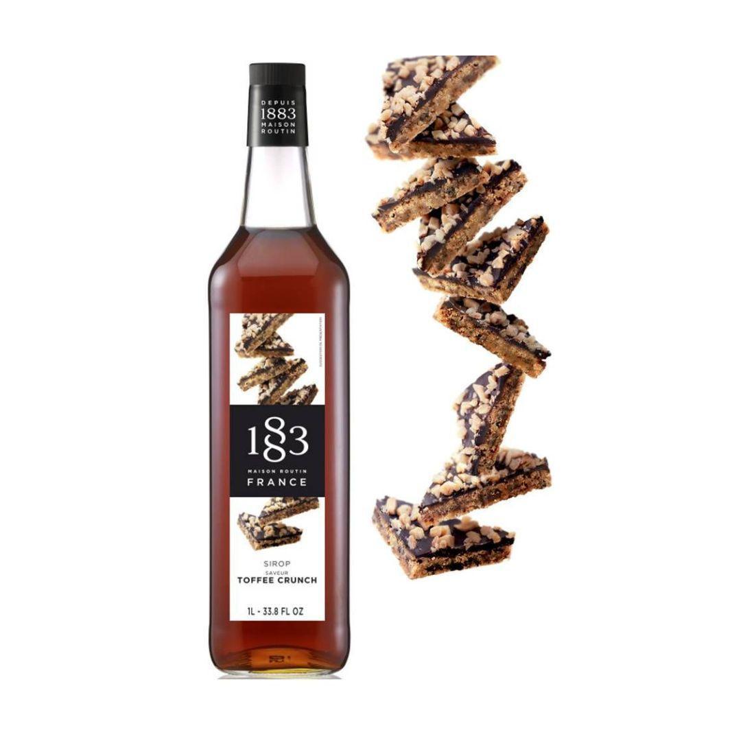Maison Routin 1883 Toffee Crunch Syrup 1000 ml - Buongiorno Caffe' & More