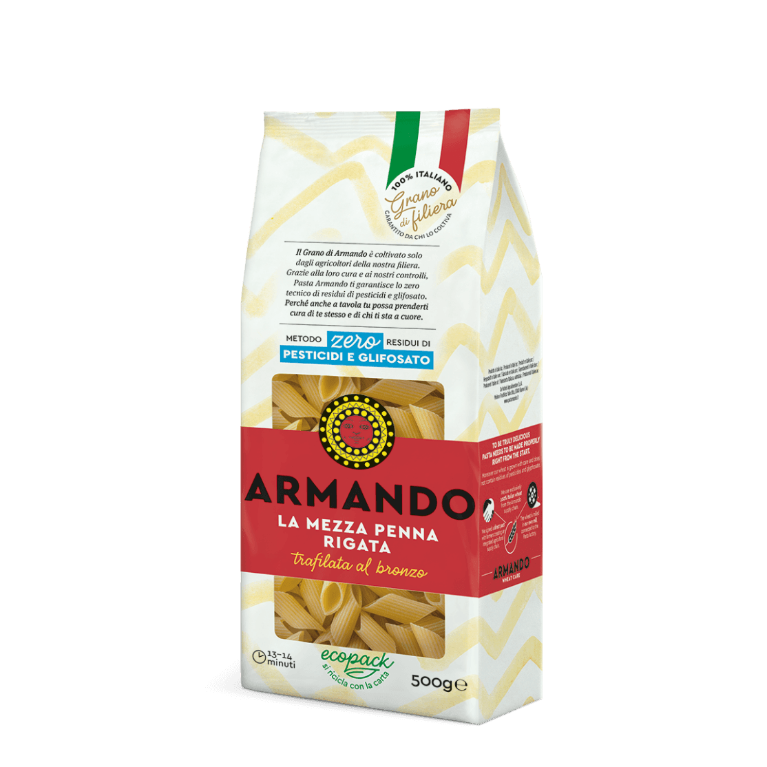 Armando Pasta, Mezza Penna, 500g