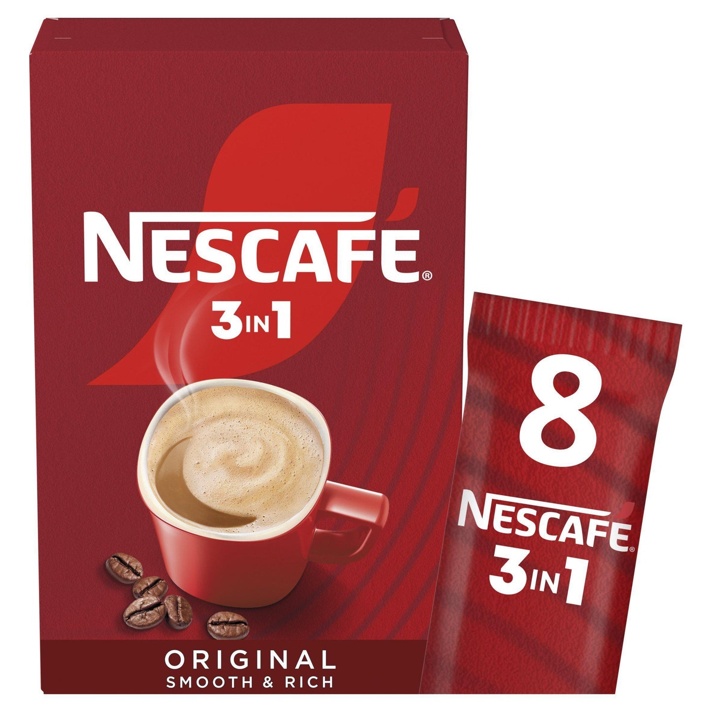 NESCAFÉ 3 in 1 Sachets, 8x16g - Caffe' Buongiorno Store