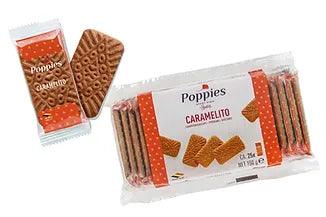 Poppies Caramelito Biscuits. (6gx25) Packed individually. - Buongiorno Caffe' & More