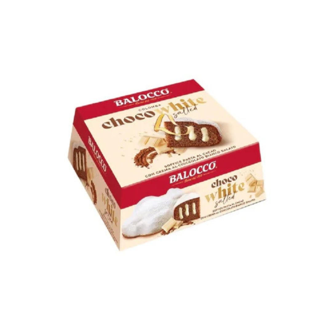 Balocco Colomba Choco White Salted 750g