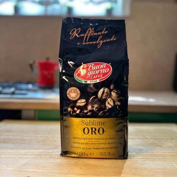 Sublime Oro Roasted Beans, 1KG - Buongiorno Caffe' & More