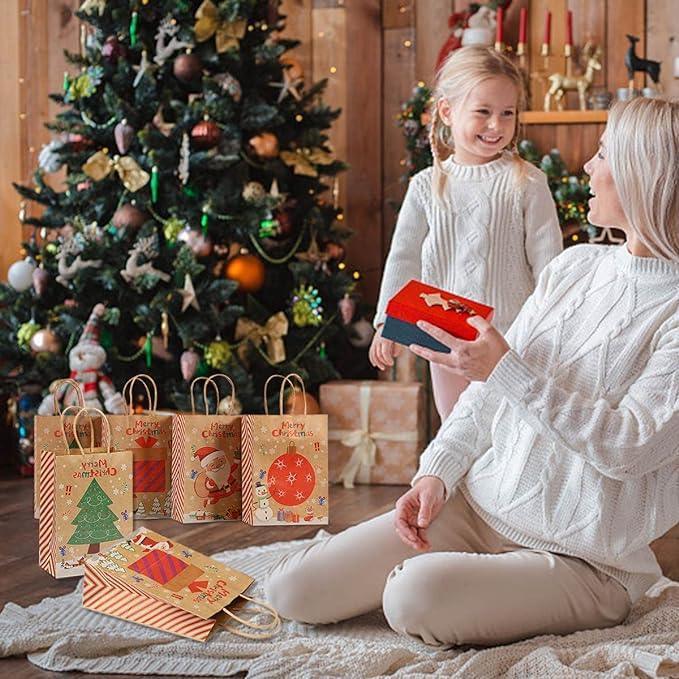 Small Christmas Paper bag 15x21x8cm (Best Before 29-12-2030) - Caffe' Buongiorno Store