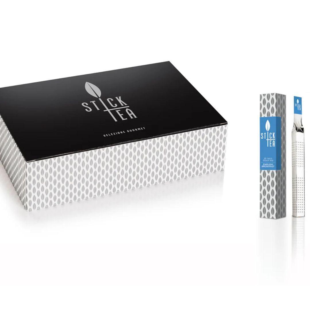 Stick Tea English Breakfast, 40 individually boxed Sticks in a larger box (Best Before 18-12-2026) - Caffe' Buongiorno Store