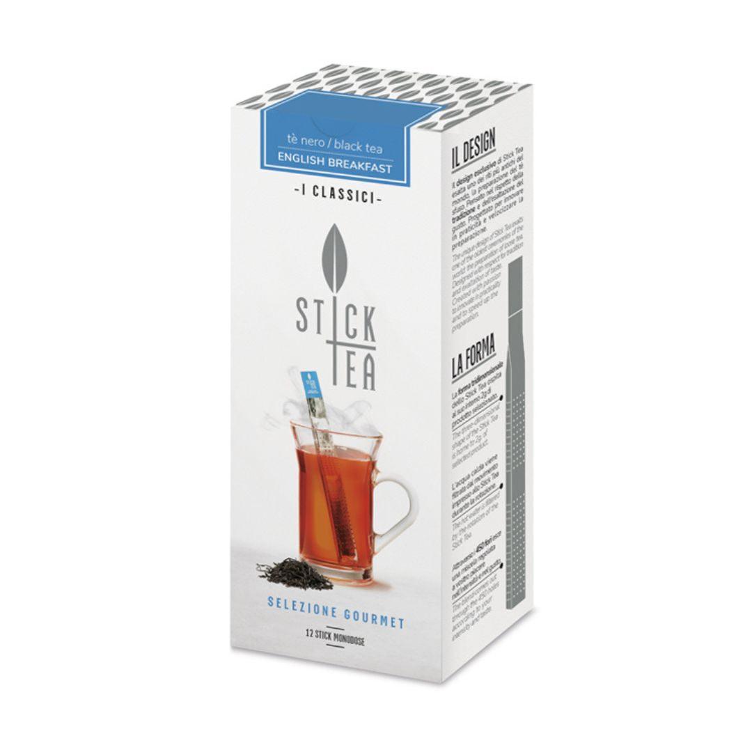 Stick Tea, English Breakfast Tea, 12 Sticks (Best Before 12-12-2025) - Caffe' Buongiorno Store