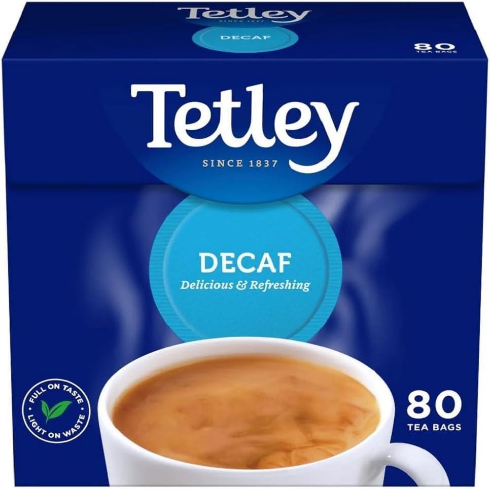 Tetley Original Tea Decaf, 250g, 80pcs (Best Before 31-03-2026) - Caffe' Buongiorno Store