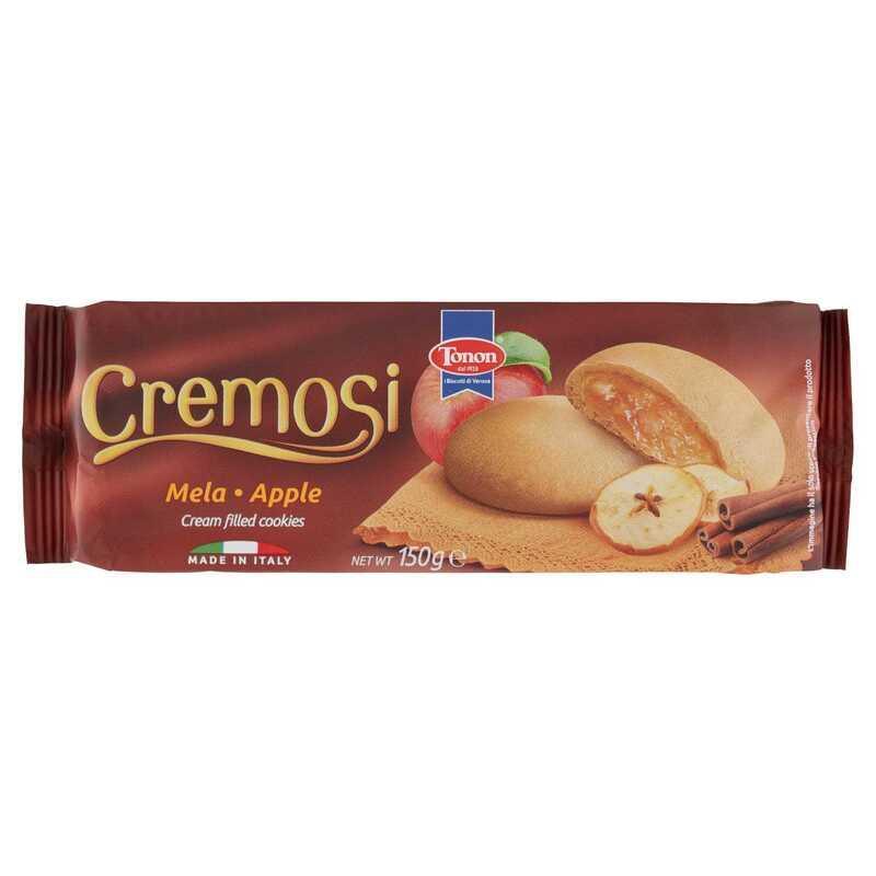 Tonon Cremosi Apple Cream Cookies, 150g (Best Before 20-07-2025) - Caffe' Buongiorno Store