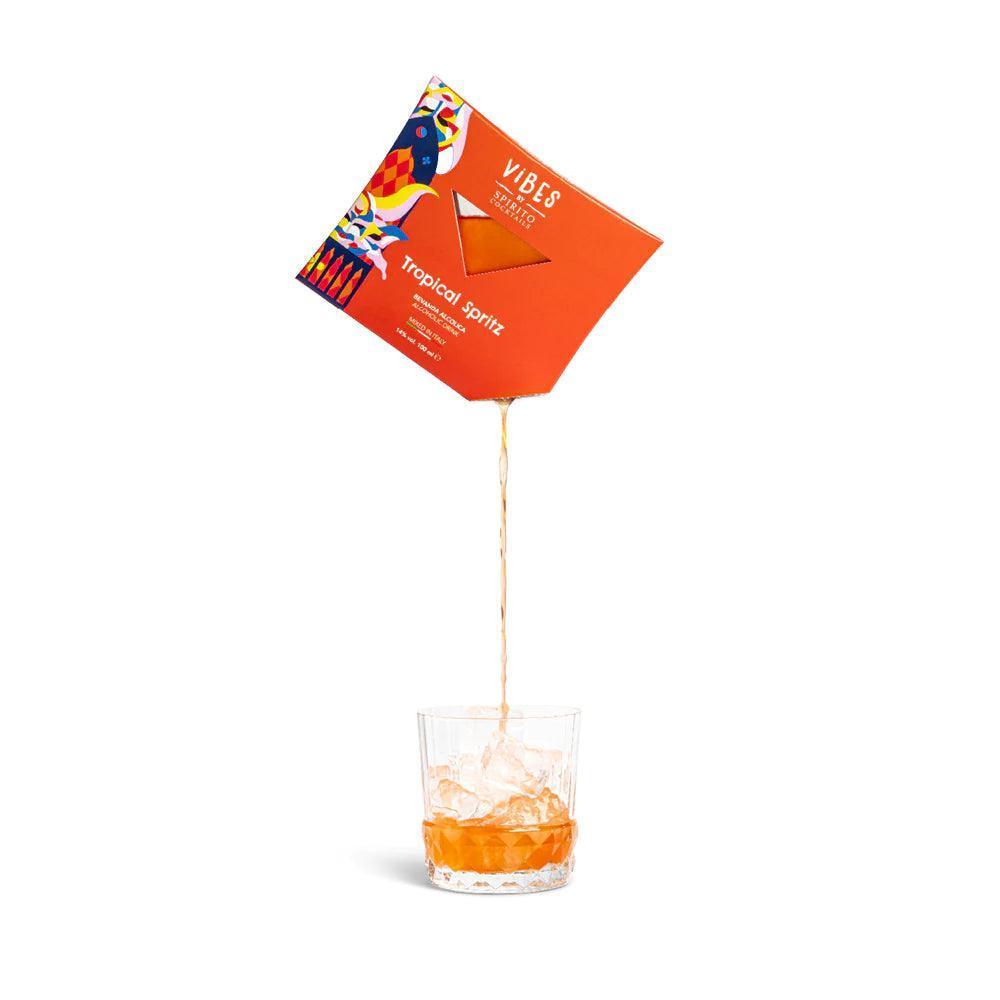Vibes Tropical Spritz, ready mixed cocktail, 100ml - Buongiorno Caffe' & More