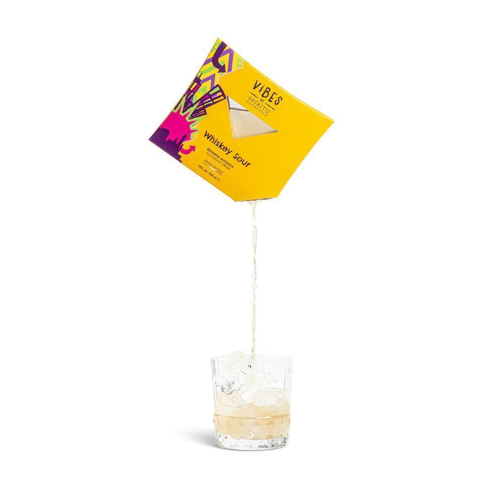 Vibes Whisky Sour, ready mixed cocktail, 100ml - Buongiorno Caffe' & More