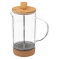 French Press Coffee Maker, Bamboo Top, 600ml, 6 cups