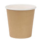 50 Espresso Size Paper Cups (4Oz), Unbranded, Brown (Best Before 29-12-2030) - Caffe' Buongiorno Store