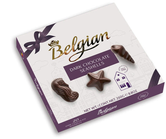 Belgian Dark Chocolate Seashells, 250g