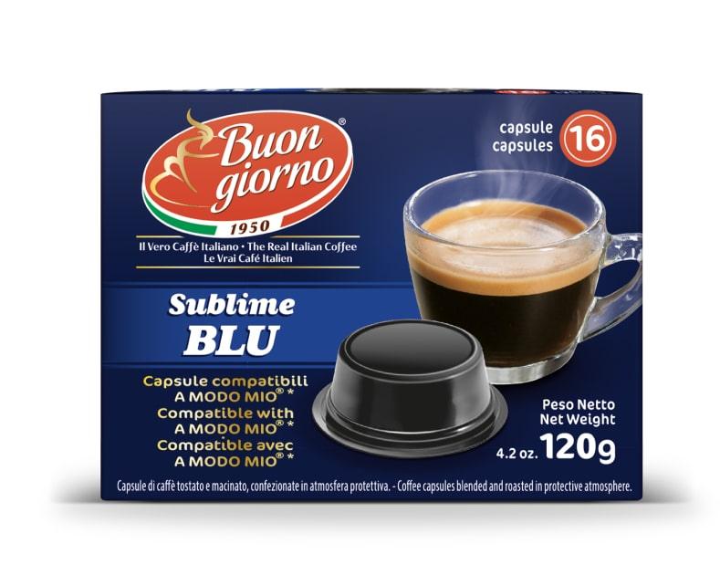 A Modo Mio Blu (16 Capsules) - Buongiorno Caffe' & More