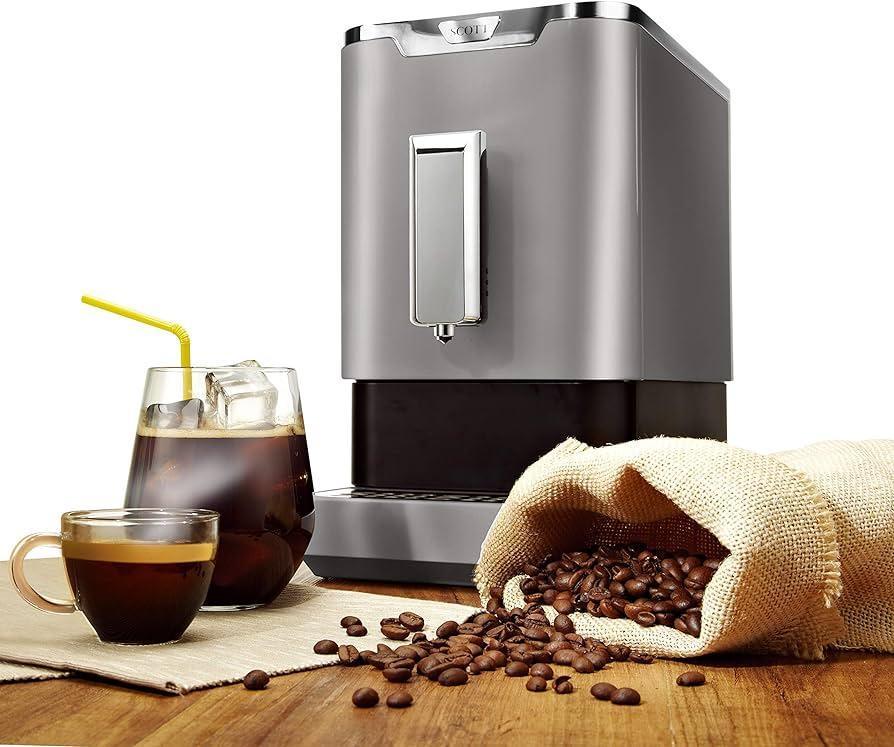 Studio Casa Fully Automatic Bean to Cup Espresso Machine + 1KG Coffee Beans - Buongiorno Caffe' & More