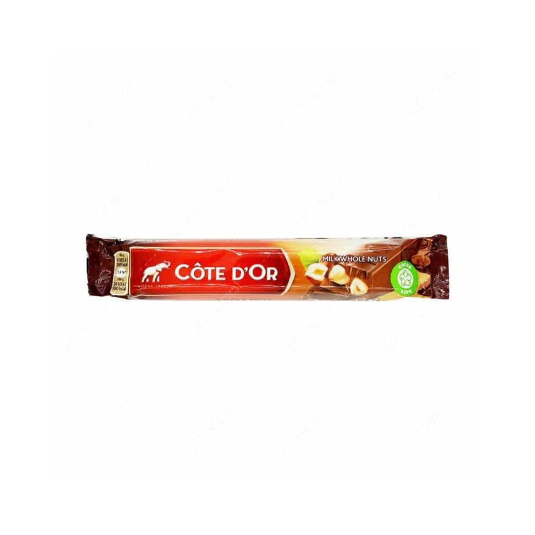 COTE D’OR MILK WHOLENUTS CHOCOLATE BAR 45g - Buongiorno Caffe' & More