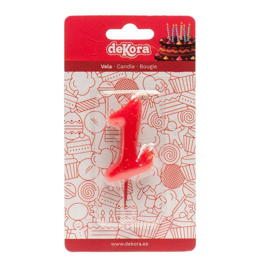 Dekora Birthday Comic Candle Numbers - 0 to 9 (Best Before 29-12-2030) - Caffe' Buongiorno Store