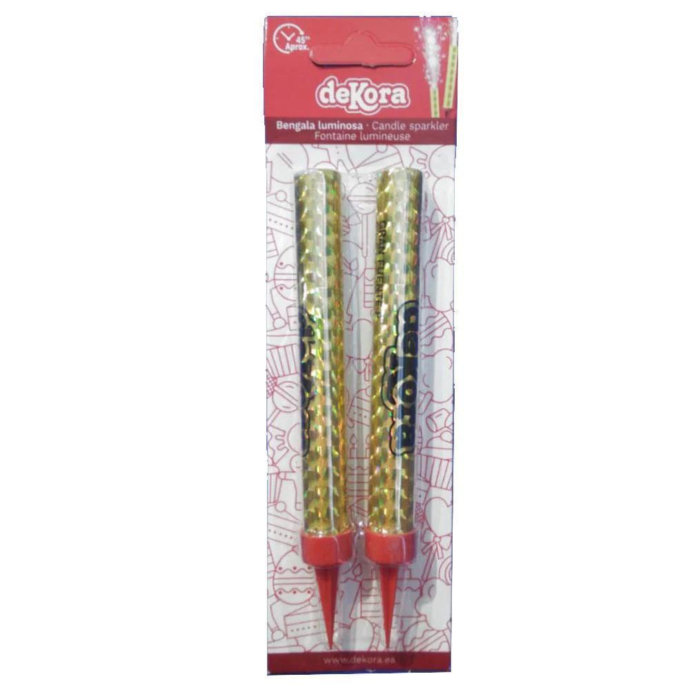 Dekora Candle Sparkler, Fire Flare x 2 pieces (Best Before 29-12-2030) - Caffe' Buongiorno Store