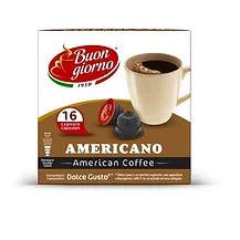 Dolce Gusto Americano (16 Capsules) - Buongiorno Caffe' & More