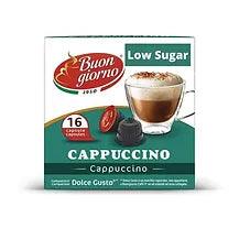Dolce Gusto Cappuccino Low Sugar (16 Capsules) - Buongiorno Caffe' & More