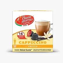 Dolce Gusto Cappuccino Vanilla (16 Capsules) - Buongiorno Caffe' & More