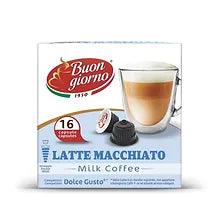 Dolce Gusto Latte Macchiato (16 Capsules) - Buongiorno Caffe' & More