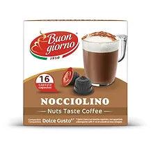 Dolce Gusto Nocciolino (16 Capsules) - Buongiorno Caffe' & More