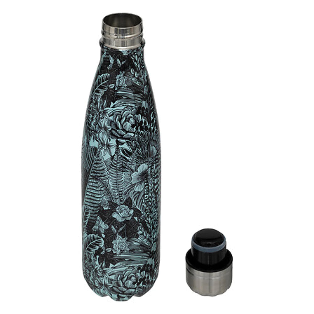 Black Blue Forest Water Bottle, Aluminium, 500ml