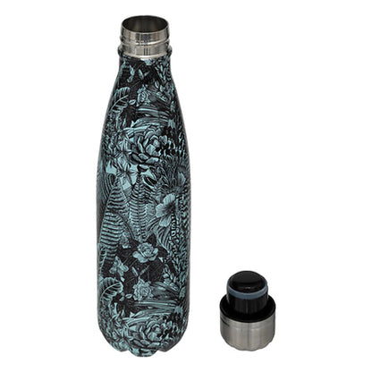 Black Blue Forest Water Bottle, Aluminium, 500ml