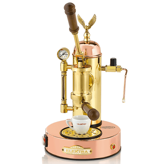 Elektra Micro Casa Leva, Copper & Brass - Buongiorno Caffe' & More