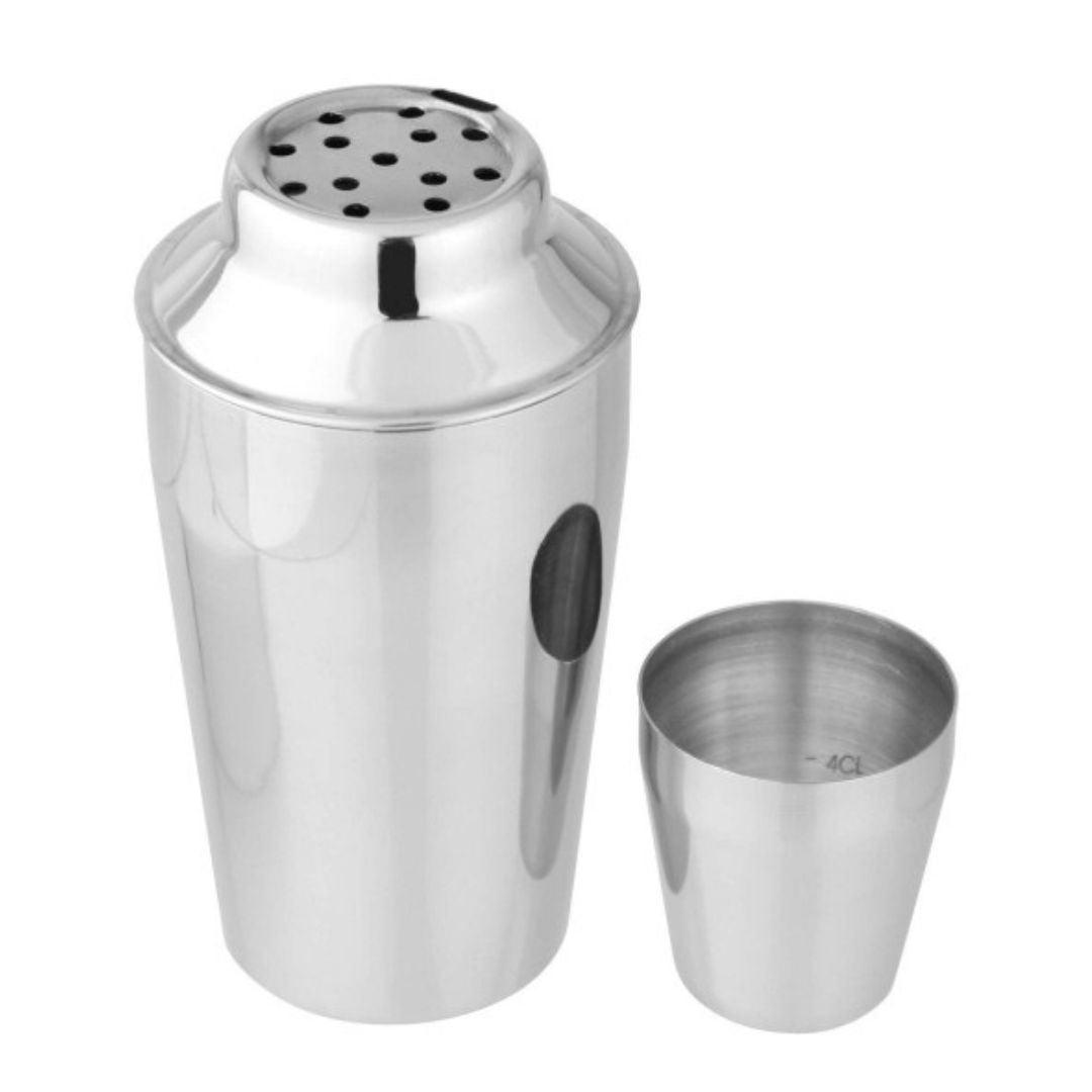 Fackelmann Cocktail Shaker, Stainless Steel Silver - Buongiorno Caffe' & More